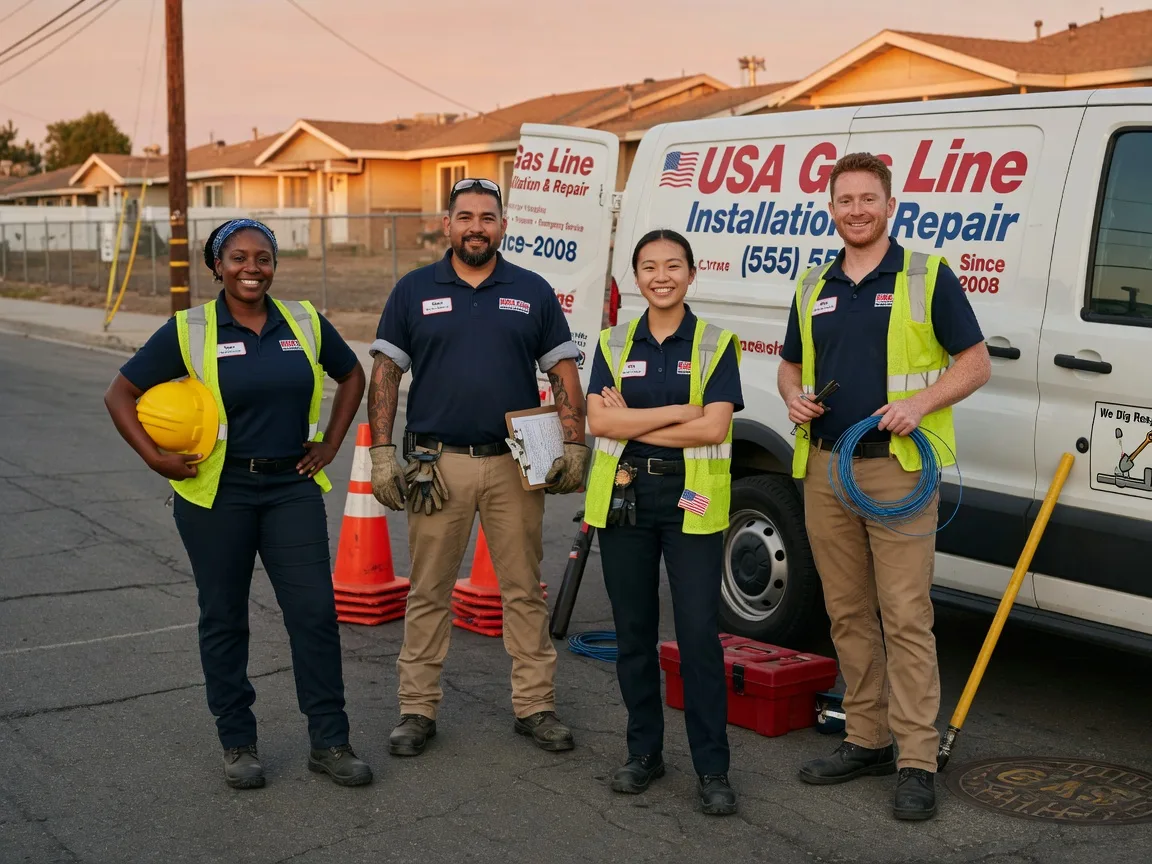 Gas Line Installation company in Robins, IA